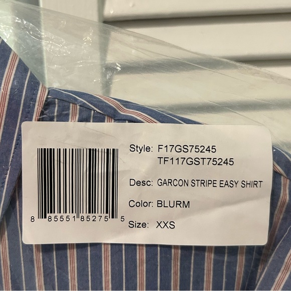 TIBI Garcon Stripe Easy Shirt - Picture 4 of 6